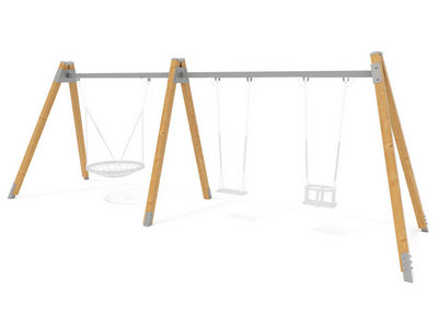 Качели тройные Триумф 2 (без подвесов)